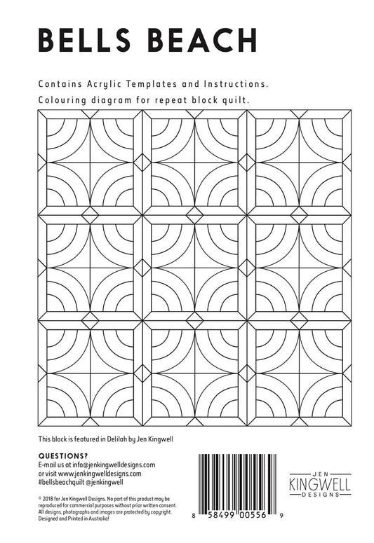 Bells Beach Tempter by Jen Kingwell Designs - Special Order