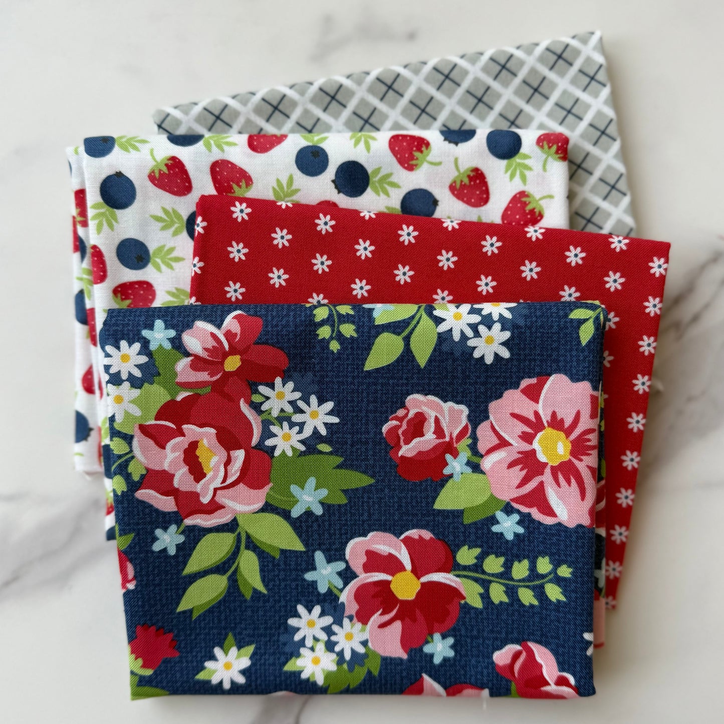 Berry Basket by April Rosenthal - 4 Fat Quarter Pack #5