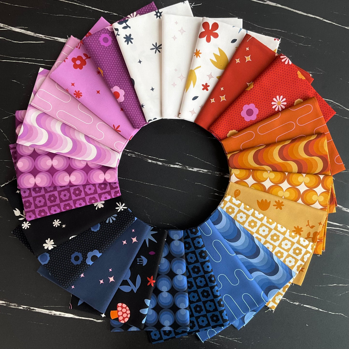 Birdie by Libs Elliot : Checker Bloom Midnight A-1138-B