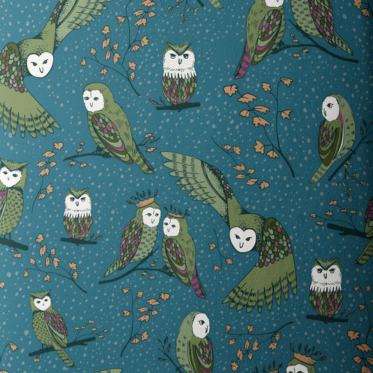 Black Forest by Jayme Murray : Owlette Teal 229262