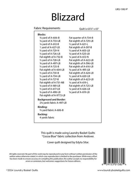 Blizzard # LBQ-1382-P - Special Order