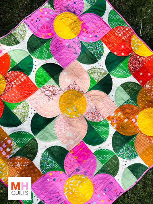 Blooms Quilt Pattern by Modern Handcraft