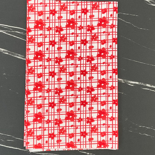 Blossom Brew by Anne Keenan Higgins: Blooming Plaid PWAK048.XWHITE