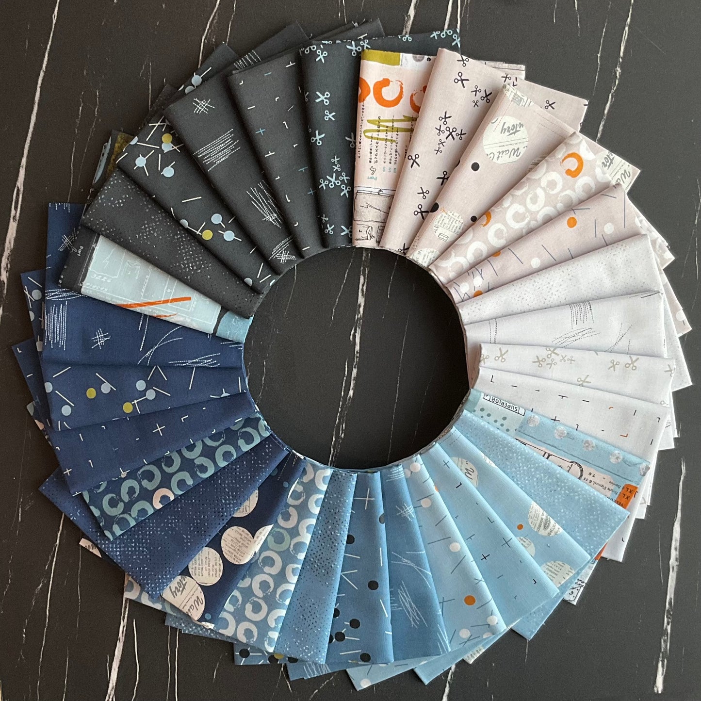 Bluish by Zen Chic : Pins And Buttons Sand 1825 12