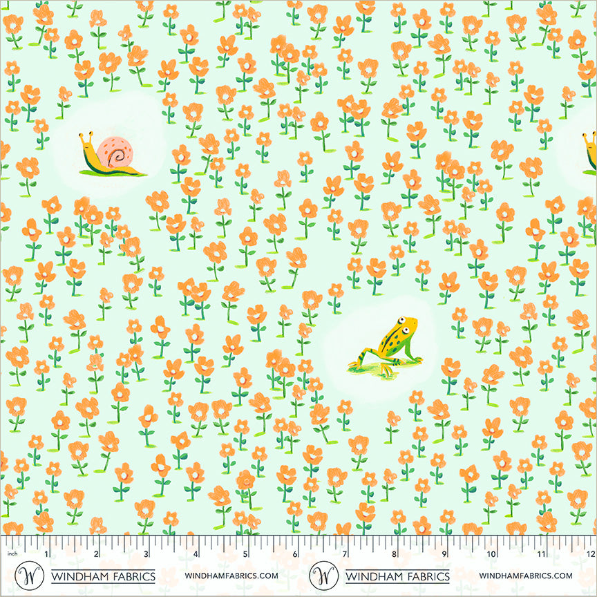 Boat Race by Heather Ross - Critters Aqua 55605D-10