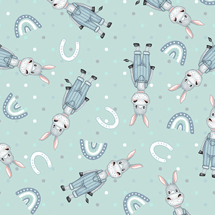 Boho Buddies by Sharon Kuplack : Donkey Lt. Teal 1722-16