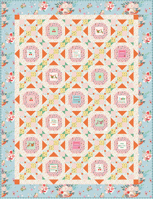 Boho Kisses Quilt Pattern by Lamb Farm Designs