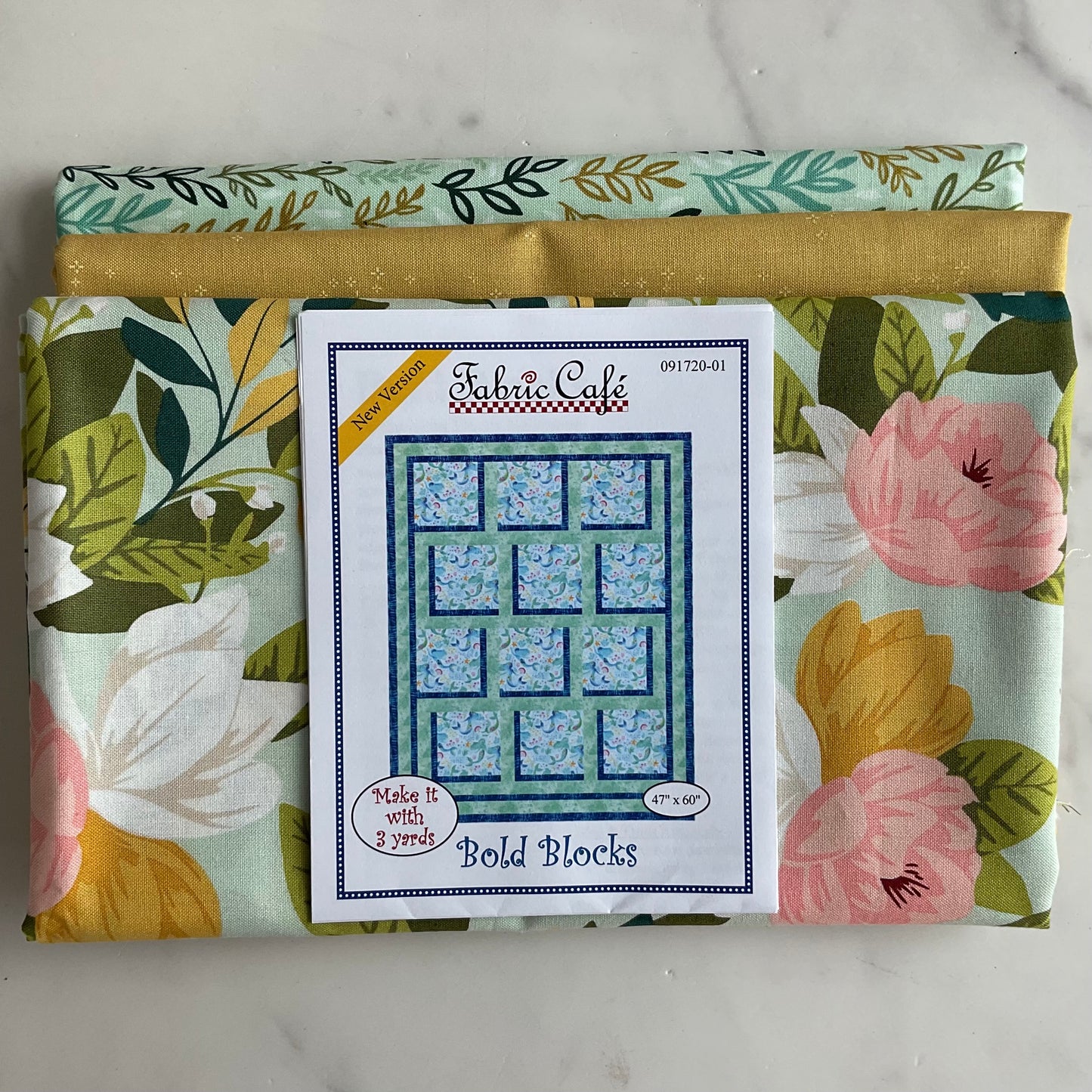 Bold Blocks Quilt Kit featuring Willow by Moda - 3 Yard Quilt Kit