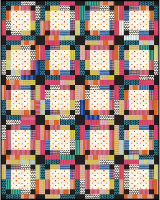 Bonnie Twist Quilt Pattern by La Bizarra Quilts