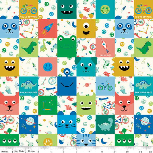 Brave Your Way by Cayla Naylor Design : Cheater Print Multi C18315-MULTI