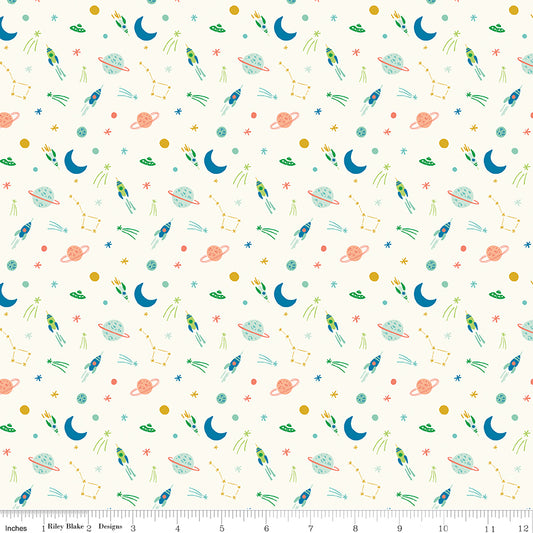 Brave Your Way by Cayla Naylor Design : To The Moon Cloud C18313-CLOUD