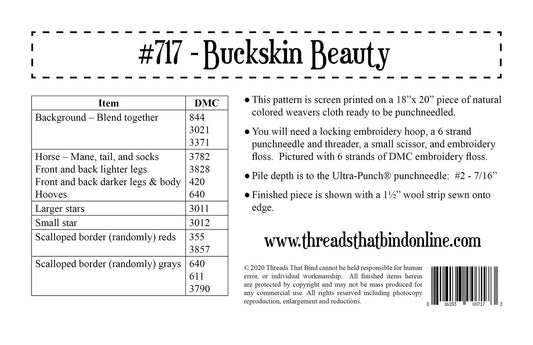 Buckskin Beauty # TTB717 - Special Order
