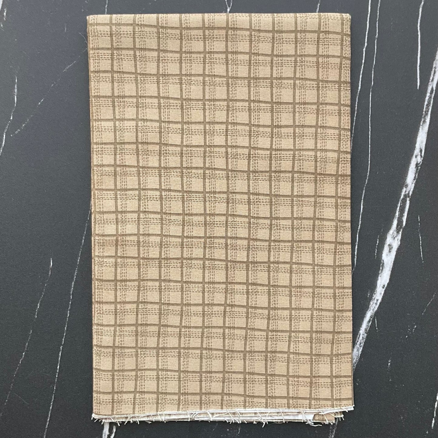 Bumble and Bear by Sandy Gervais : Plaid Brown