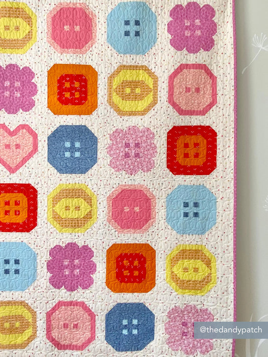 Buttoned Up Quilt Pattern by Pen + Paper Patterns