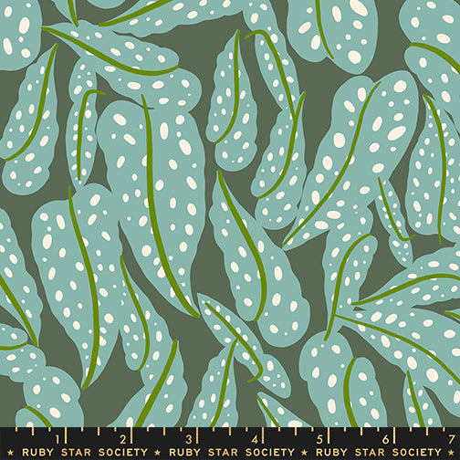 Calathea by Ruby Star Society : Overlapping Leaves Seaweed RS5187 13 (Estimated Arrival November 2025)