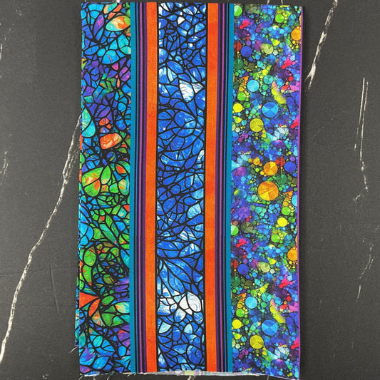 Cat Artistry by Peggy Collins : Stripe Black/Multi 16733-12