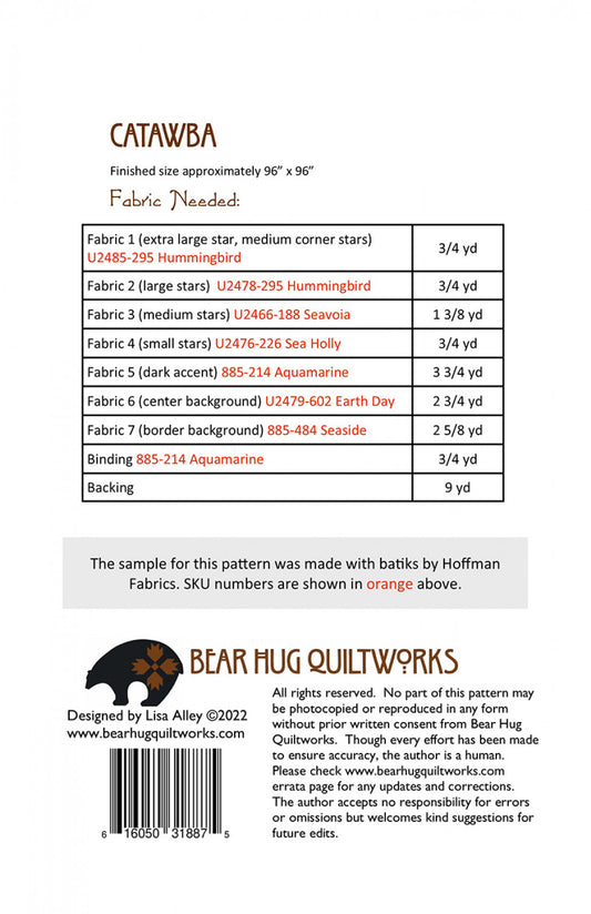 Catawba # BHQ-238 - Special Order