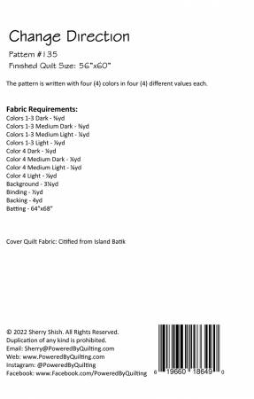 Change Direction Quilt Pattern - Special Order