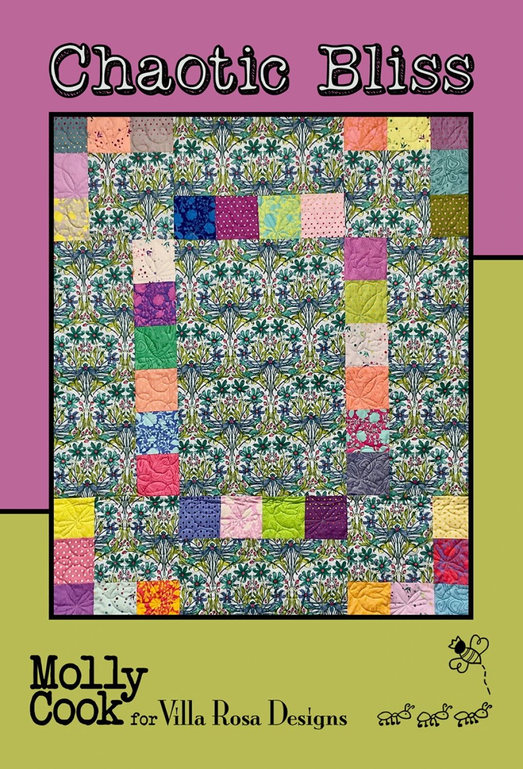 Chaotic Bliss Quilt Kit featuring Nebula by Andover