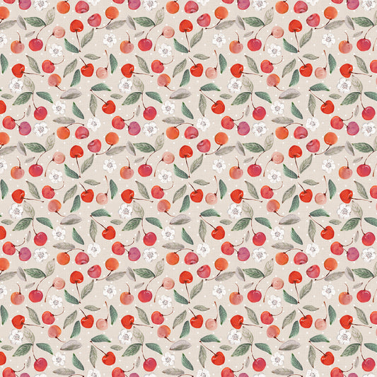 Cherry Orchard by Bernadett Urbanovics : Cherry Taupe 91316-14