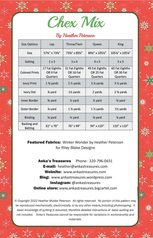 Chex Mix # ANK341 - Special Order