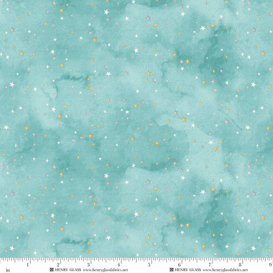 Christmas in Color by Goldi L. Studio : Starry Sky 2451-71 Turquoise