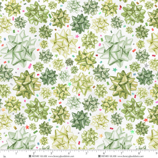 Christmas in Color by Goldi L. Studio : Stick on Bows 2444-63 Lime