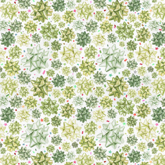 Christmas in Color by Goldi L. Studio : Stick on Bows 2444-63 Lime