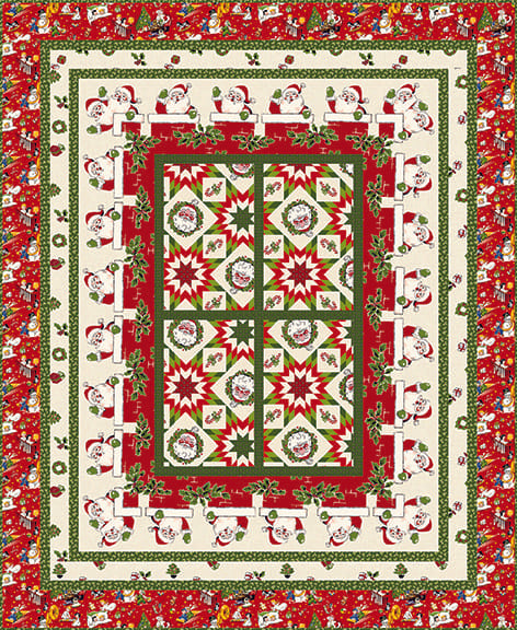 My Childhood Christmas by Stacy West: Christmas Morning Quilt Kit (Estimated Ship Date May 2024)