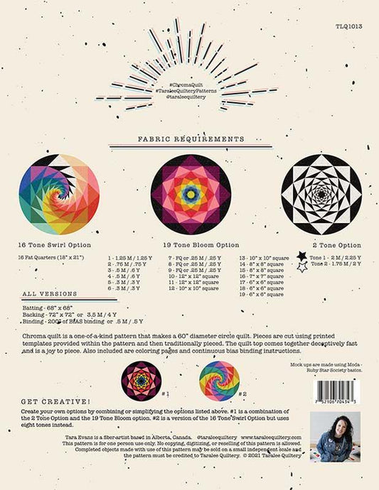 Chroma Quilt Pattern by Tara Lee Quiltery