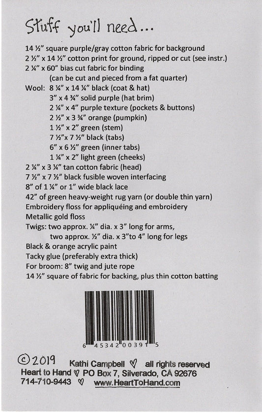 Clothesline Witch # HTH391- Special Order