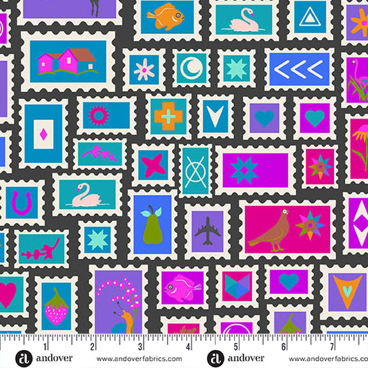 Color Wheel by Alison Glass : Collector Night A1125-K