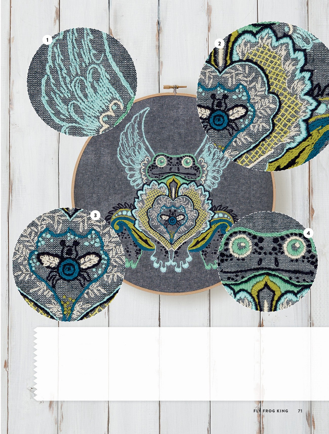 Coloring with Thread by Tula Pink