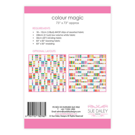 Colour Magic Quilt Pattern - Special Order