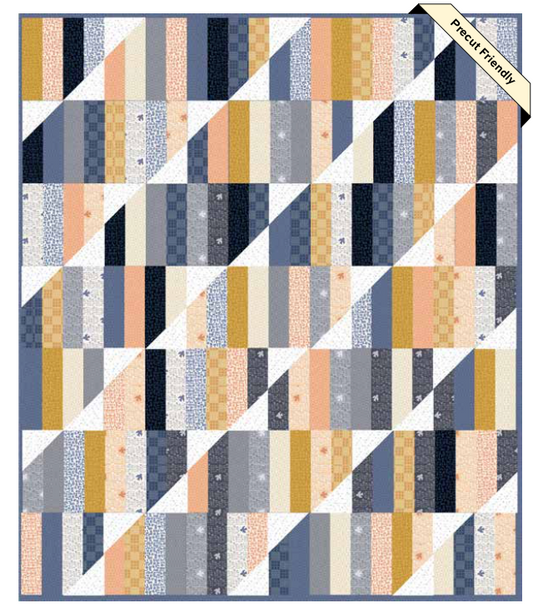 Conway Cottage by Karen Lewis Textiles : Happy Stripes Quilt Kit