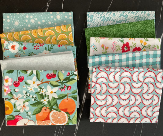 Cool Summer Porch featuring Fruit Loop by Basic Grey - Quilt Kit