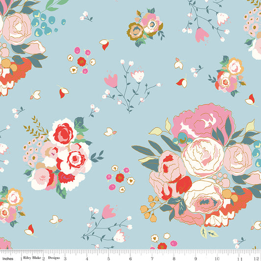 Cotton Nook by Minki Kim : Main Sky C17970-SKY