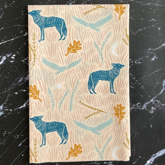 Coyote Hill by Katie O'Shea : Wild Woodblock Day COH28900