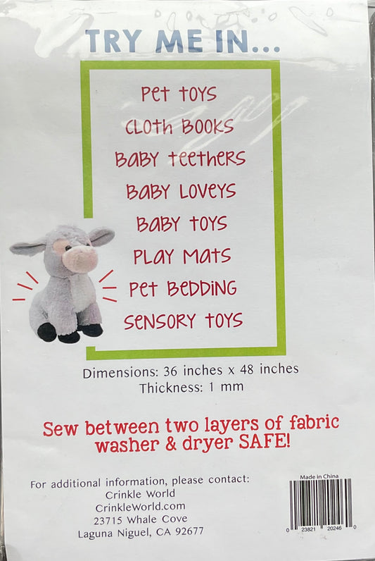 Crinkle Material by Crinkle World