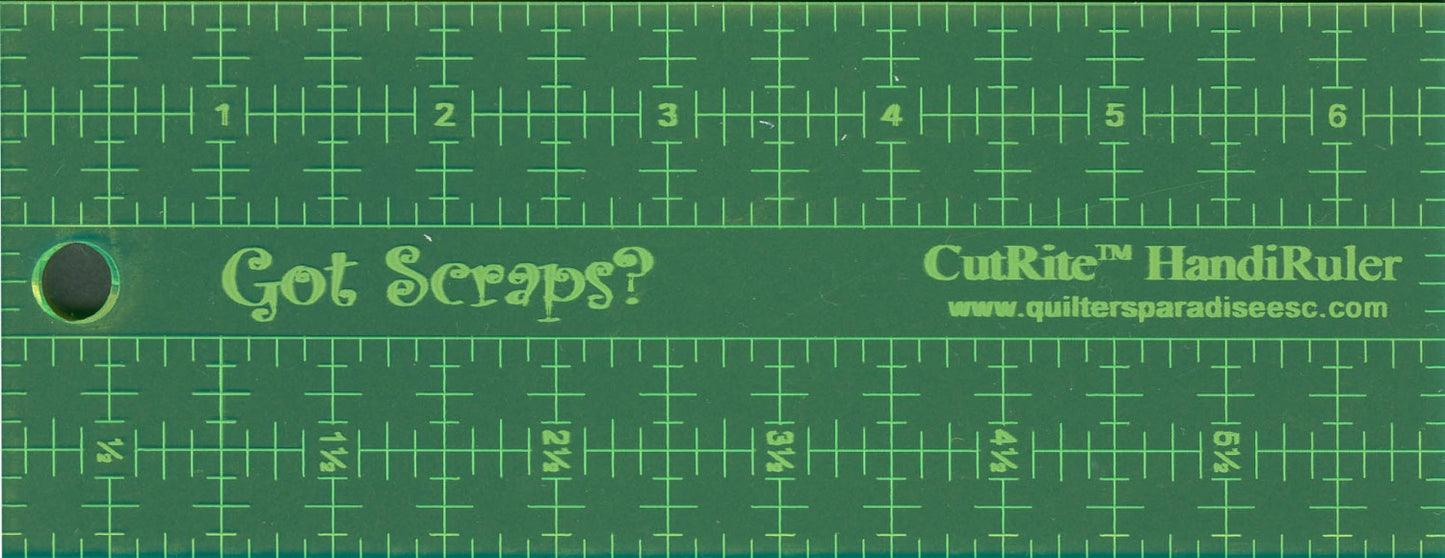 Cut Rite Handi Ruler Got Scraps # QP27317 - Special Order