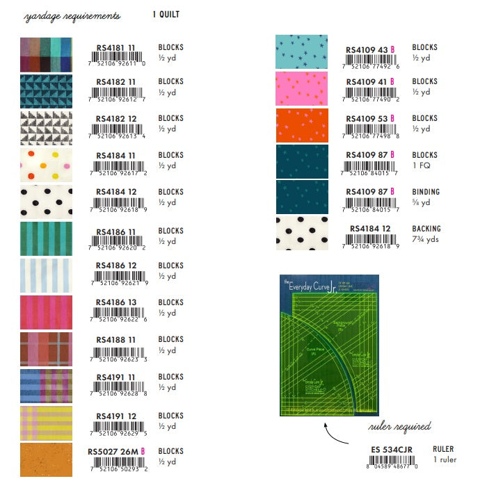 Warp & Weft Daisy Days by Alexia Marcelle Abegg : Daily Grind Quilt Kit
