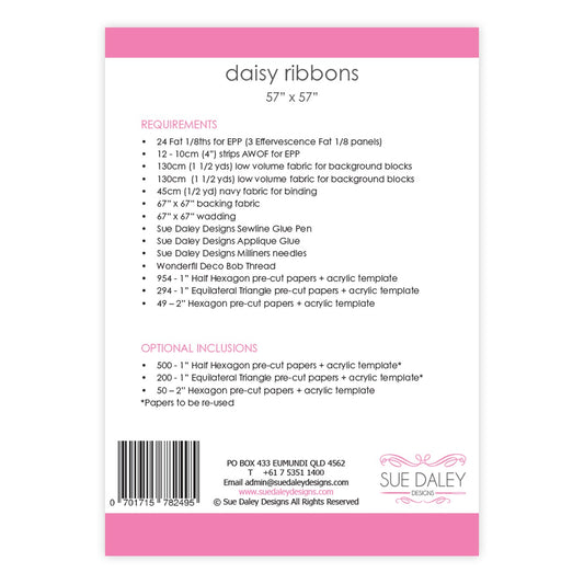 Daisy Ribbons Quilt Pattern - Special Order
