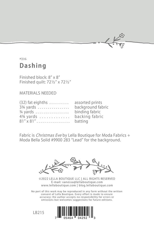 Dashing Quilt Pattern by Lella Boutique