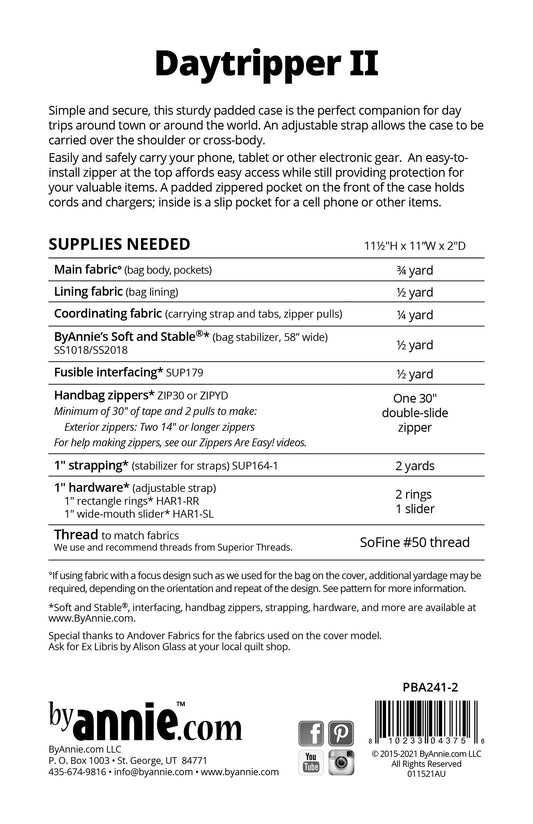 Daytripper II Crossbody Case # PBA241-2 - Special Order