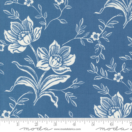 Denim & Daisies by Fig Tree & Co.: Woodcut Bloom Denim 35380 17