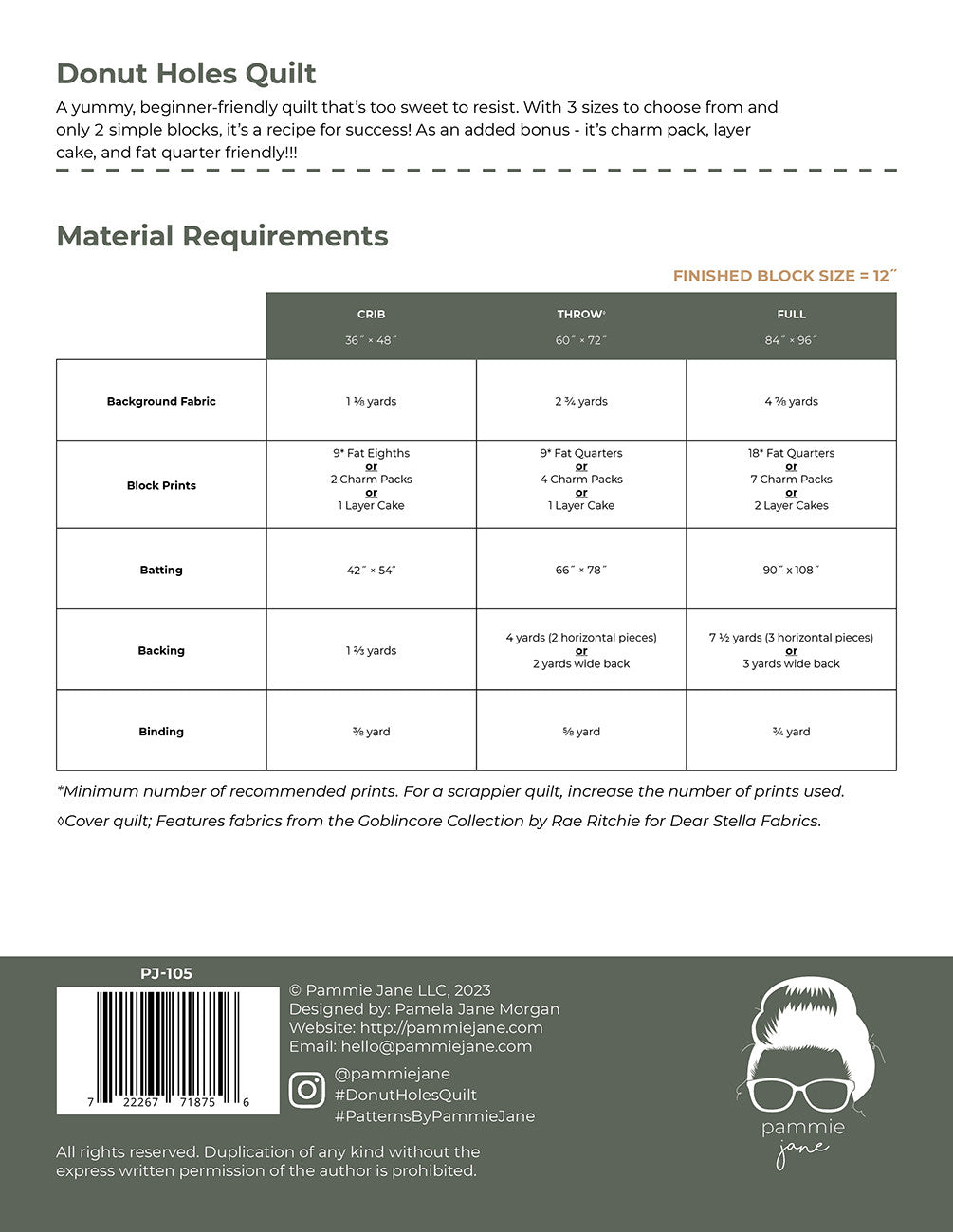 Donut Holes # PJ-105 - Special Order