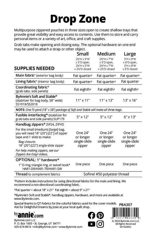 Drop Zone # PBA307- Special Order