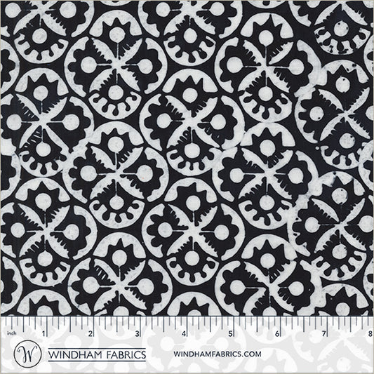 Dutch Days Batiks by Shayla Wolf of Sassafras Lane Designs - Flower Stamp Tuxedo 746Q-5