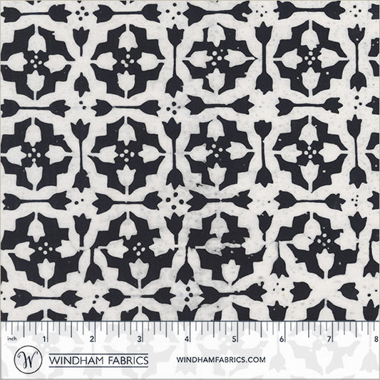 Dutch Days Batiks by Shayla Wolf of Sassafras Lane Designs - Tulip Tile Tuxedo 747Q-5