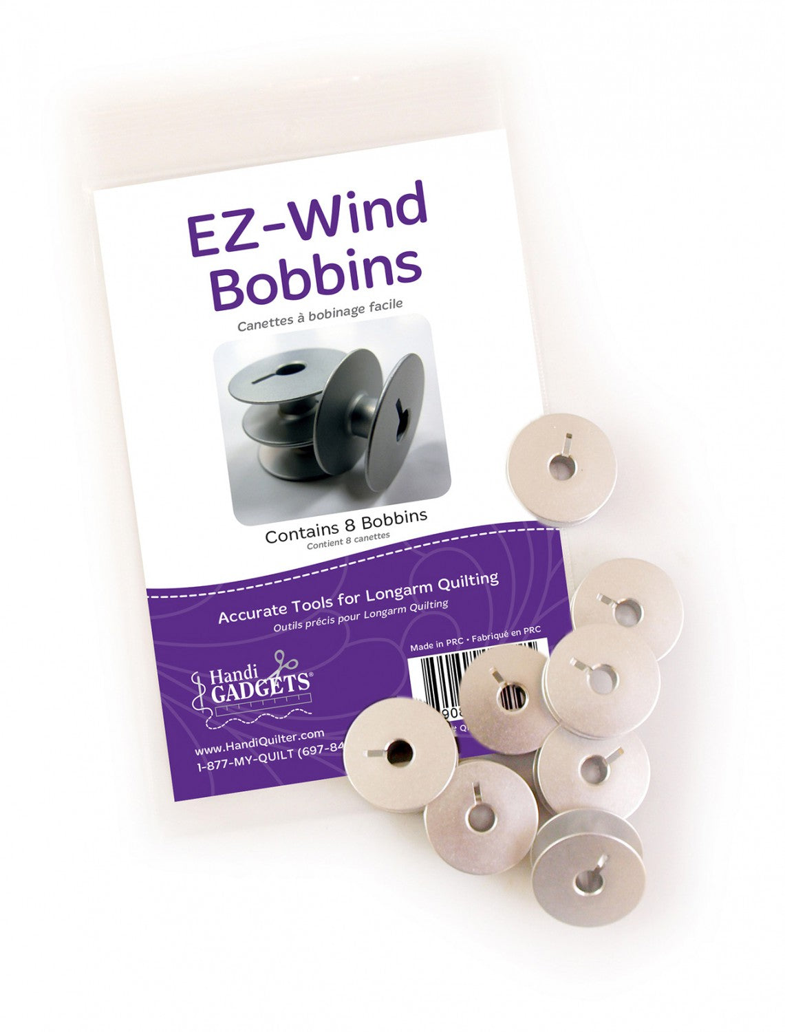 EZ-Wind Slotted Bobbin (M class) 8pk # QM00237-1 - Special Order